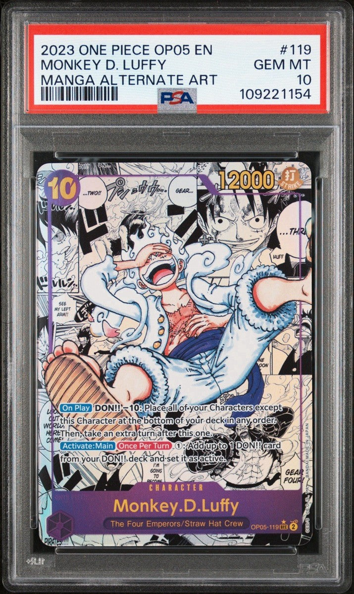 Gear 5 Luffy Manga Rare OP-05 – Pull Rate erklärt