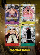 Bandai One Piece Booster-Box „The World's Strongest Warriors“ (OP-17) mit Karten in Verpackung, Blick auf das Produkt.
