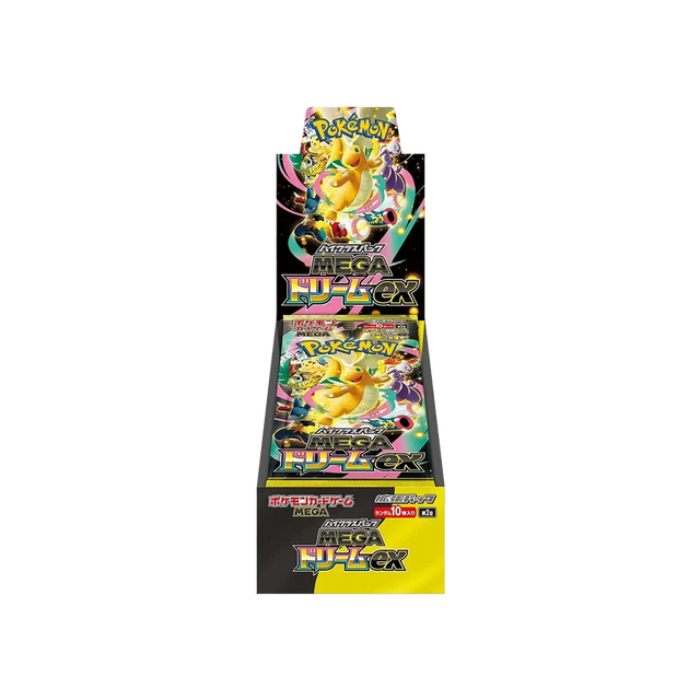 Pokémon TCG Mega Dream ex Booster-Box mit Trading Card Game Karten, von The Pokémon Company, zum Sammeln und Spielen.