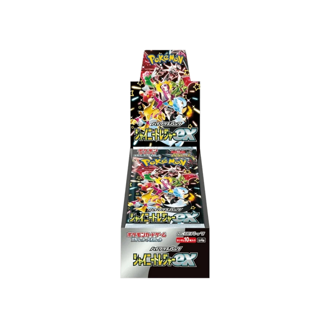 Pokémon TCG Shiny Treasure ex Booster-Box mit Pokémon-Karten und Verpackung, von The Pokémon Company, für Sammler und Spieler