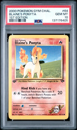 Blaines Ponyta Gym Chal. 2000 (PSA 10)