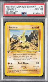 Larvitar Neo Destiny 1ST Edition (PSA 10)
